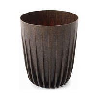 Кашпо Lamela Mira ECO coffee d14,5 h17.2см 1,5л с вкладкой пластик кофе эспрессо