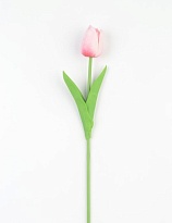 Тюльпан одиночный, искусственный, h32см, розовый