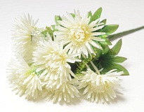 Астра искусственная 7голов h50см белый