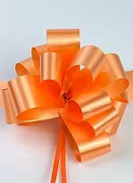 Бант шар 32мм однотонный оранжевый 