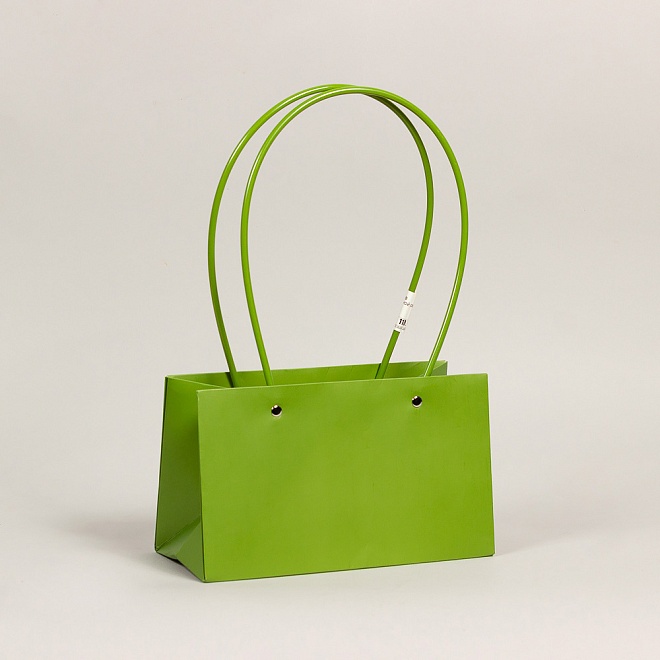 Пакет для цветов 10*13*22см травяной