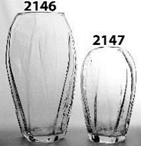 Ваза из стекла Модерн d13,5 h22см 1,6л декоративная 