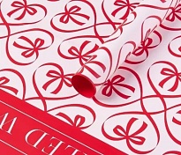 Пленка матовая 57*57см "Вдохновленная любовью" 20 листов красный