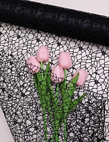 Сетка Крошет Ажурный 50см*4,5м черный
