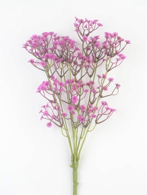 Гипсофила искусственная, 7 веток, h36см, сиреневый