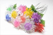 Астра одиночная искусственная h49см микс