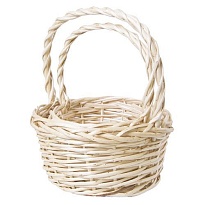 Корзина (ива) d17*h11см круг натуральный