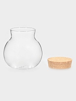 Форма для флорариума Бабл 10.5*11см 0.5л с крышкой