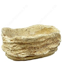 Горшок Везувий 22*14 h7см 0,5л с поддоном светло-песчанный