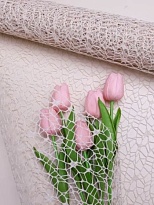 Сетка Крошет 50см*4,5м кремовый