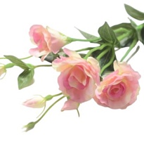 Эустома искусственная 3головы 3бутона h78см розовый комбинированный