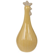 Сувенир Петушок керамика 6*6*h15см желтый