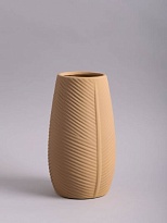 Ваза декоративная d11.7*h20.5см керамика бежевый