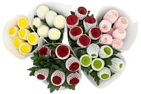 Хризантема одн. Pompon Mum Микс (К) дл.70 10шт