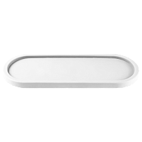 Подставка 42,5*16 h2,1см пластик белый