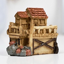 Фигурка для флорариума Домик на сваях  6*2.5*5см 