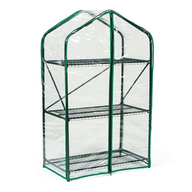 Парник Green Home мини чехол-пленка 3 полки 22*65*110см