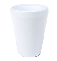 Кашпо Lamela ЛИМА высокая d39,5 h51см 40л пластик белый 