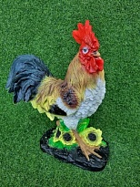 Петух в подсолнухах h42см 