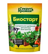 Удобрение органоминеральное Биостарт Секрет урожая 0,5кг