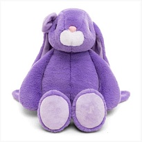 Мягкая игрушка Зайка Молли h28см сиреневый