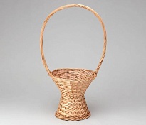 Корзина (ива) d30*23 h70см круг натуральный 