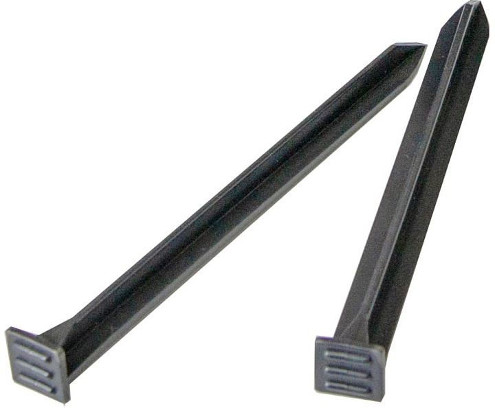 Крепящий якорь к бордюру тротуарному пластик черный уп 10 шт