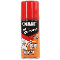 Аэрозоль РЕФТАМИД детский от клещей и комаров Ягодный аромат 100мл
