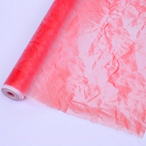 Пленка с эффектом жатой бумаги 60см*8,5м Эколюкс красный