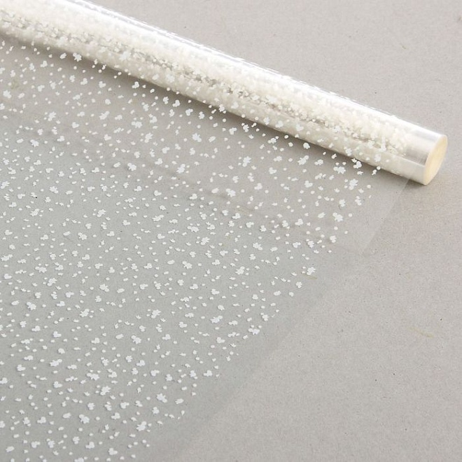 Пленка прозрачная 60см 400гр Мошка белый