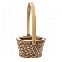 Корзина (секвойя) d14*12 h9см овал натуральный