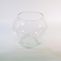 Ваза из стекла Шаровая d22,7*h19,2см 5л