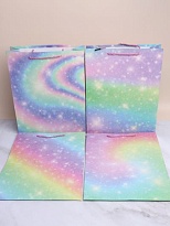 Пакет подарочный 26*32*10см звездопад