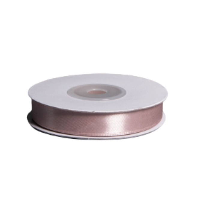 Лента атласная 25мм*25ярд пыльно-розовый