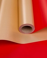 Пленка матовая 58см*10м 65мкр золотой-красный