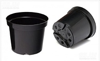 Горшок для рассады 0,5л 10,5*8,5см 10шт/уп мягкий черный