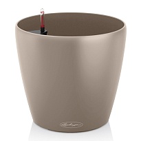 Кашпо Lechuza Классико Колор 35, автополив, песочно-коричневый d35 h33см