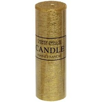 Свеча колонна New Star d5*h15см золотой