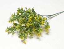 Цветы искусственные 5 веток h34см желтый