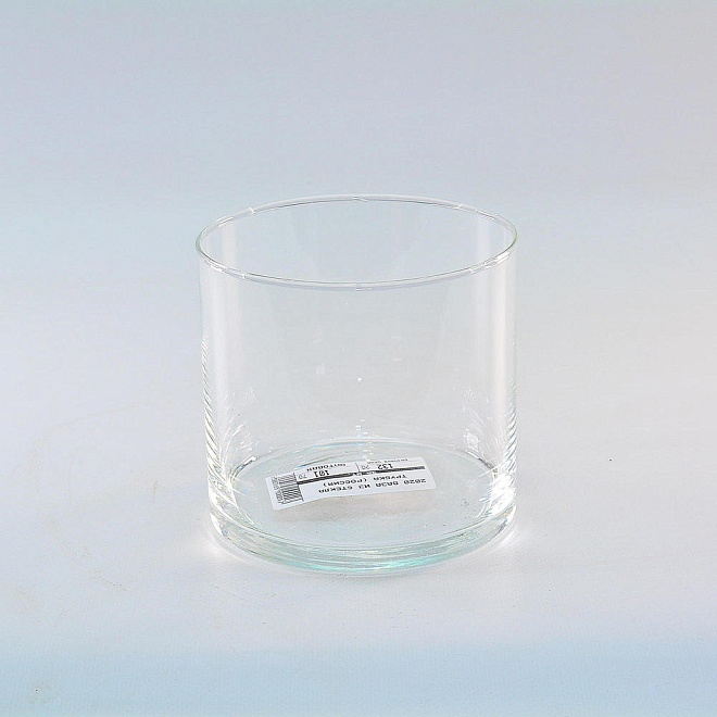 Ваза из стекла Трубка d10,7*h10см 0,75л