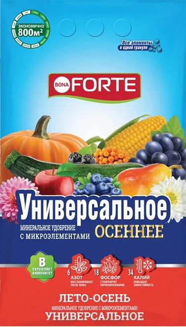 Bona Forte Удобрение Универсальное Лето-Осень 5кг