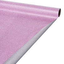 Пленка блестящая, 50см*5м, светло-розовый