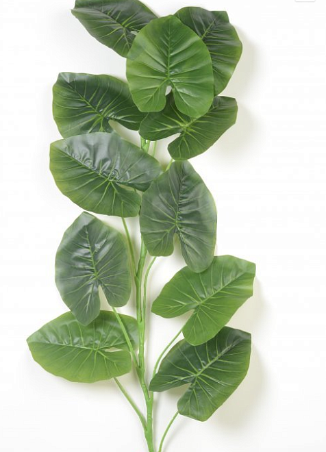 Лиана искусственная, кувшинка,11 листов, h100см зеленый