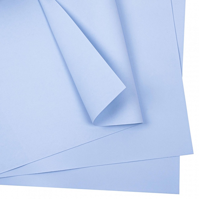 Фоамиран 60*70см 1мм нежно- голубой 