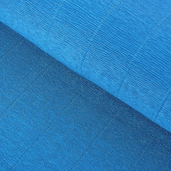Бумага гофрированная голубой №556, 180г/м2, 50*250см 
