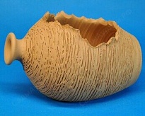 Кашпо уличное Кувшин лежащий мини 20см керамика терракотовый