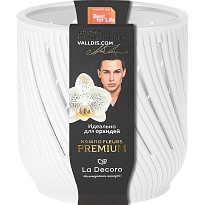 Кашпо Fleurs d16,8 h17,6см 3,1л пластик белый