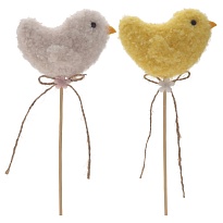 Вставка Цыпленок 8*4.5 h30см микс