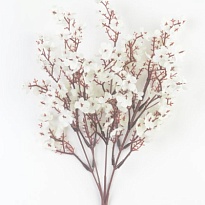 Мелкоцвет в букете искусственный h37см белый