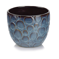 Кашпо Polnix Vintage d14 h13см керамика синий
